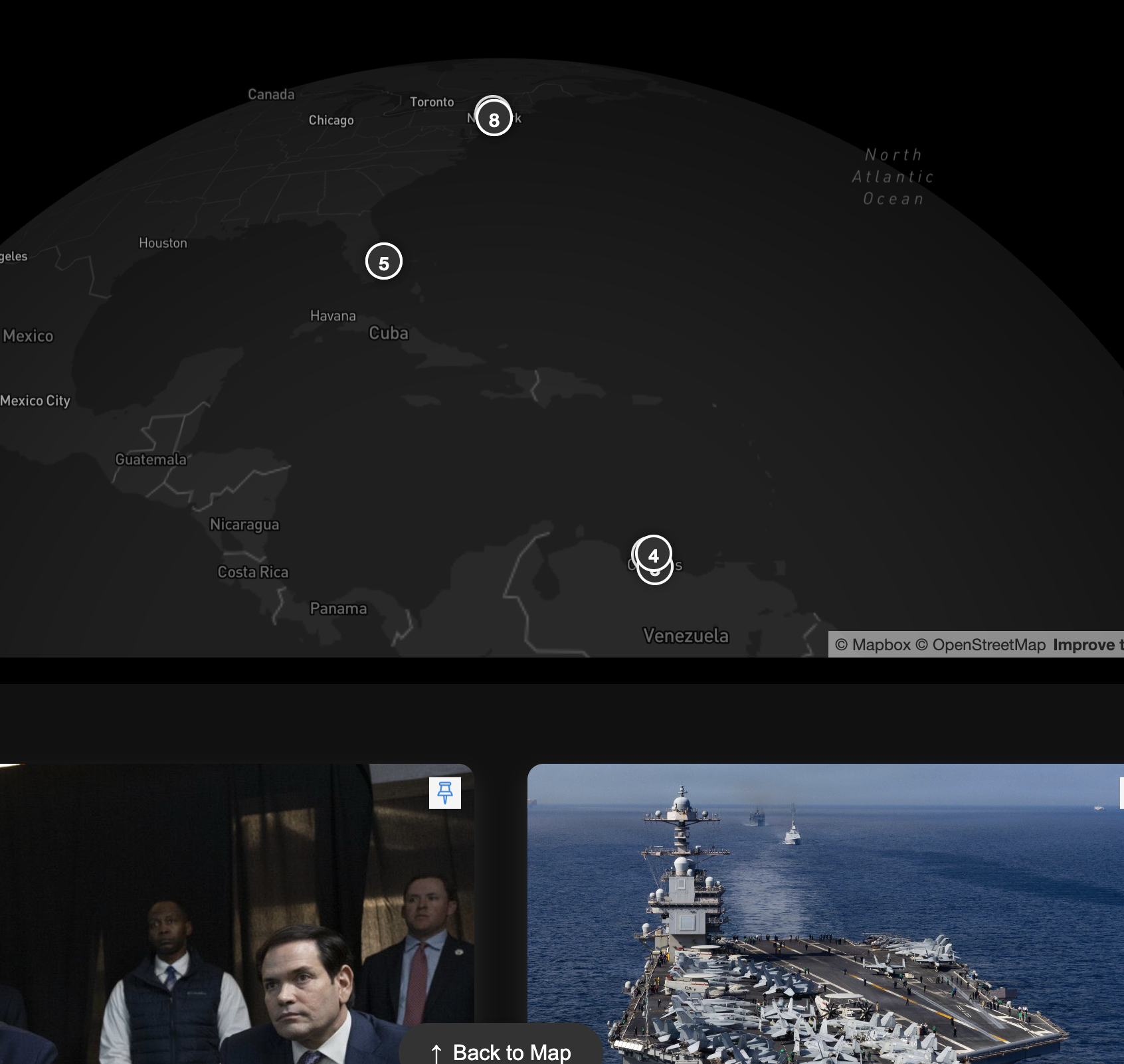 Click to open the interactive Maduro extraction timeline map